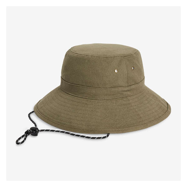 Men's Safari Bucket Hat - Dark Olive